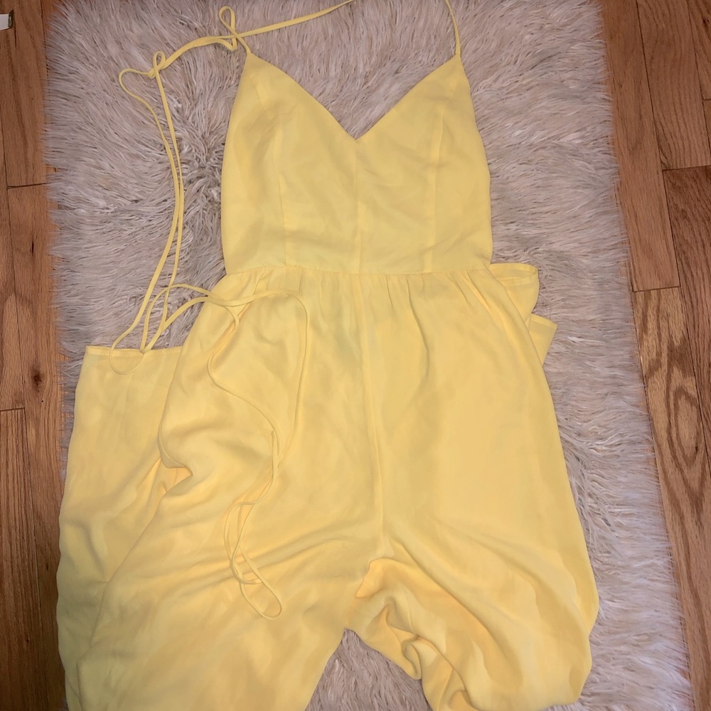Yellow Flared Jumpsuit